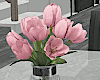 Pink Tulips Vase