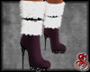 Royal Holiday Boots Plum