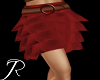 Red Ruffles Skirt