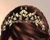 golden leaves tiara