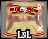 49ers cheerleader RLX