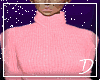 "D" TN Pink Sweater