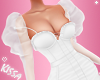 𝓀 White Heart Dress