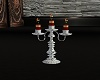 Silver Candle Holder-Red