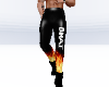 BRAT FLAME LEATHER PANTS