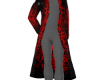 Red Crackled Overcoat