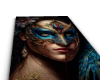 Masked Lady in Blue