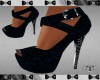 Midnight Blue Lace Heel