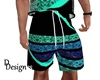 Green B,M,X,Shorts