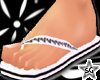 -SG- Wt Deco Flip Flops