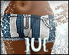 }U{ Striped Shorts -Rump