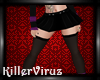 {KV}Black Mini Skirt
