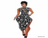 Crosby Blk Prnt Dress
