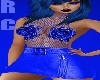 RC LISA BLUE SEXY DRESS