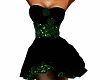 Green Glitter Xmas Dress
