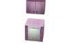 Dishwaher Mauve Set