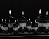 Black & Silver Candles