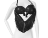[MM] Black Fringe Top