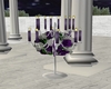 Greek Purple Candlelabra