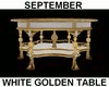 (S) Golden White Table