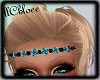 {C}L Blue Rose Headband