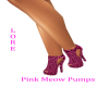 Pink Meow Pumps