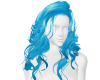 Bright Blue Long Hair