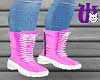 April Rain Boots pink