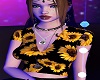 Sunflower V-Cut Top~Psy