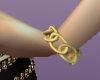 R Bracelet Gold Chain