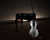 violin and stool