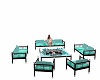Teal Romantic Outside co