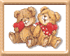 Teddy's with hearts