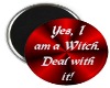 yes i'm a witch sticker