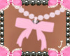 N:|Pink Bow Necklace|