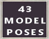 CF* 43 Model Poses