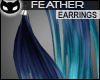 [SIN] Feather Earr. Blue