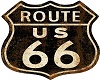 (IH) US RTE 66 SIGN W/PS