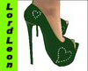 (LL) Green heel shoe