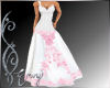 Pink Trim Formal Gown