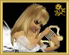 Handheld Gold Angel Harp