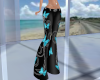 Turq Butterfly Flares