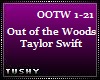 TaylorSwift OutOfTheWood