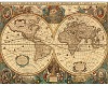 Antique wall map