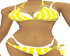 bikini stripes yellow