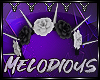 M♪ White Goth Tiara
