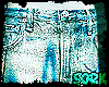 blue tribal y2k jeans