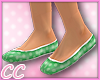 CC|Dotty Green Shoes