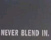 Blend in