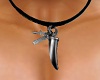 SL Leather Necklace M